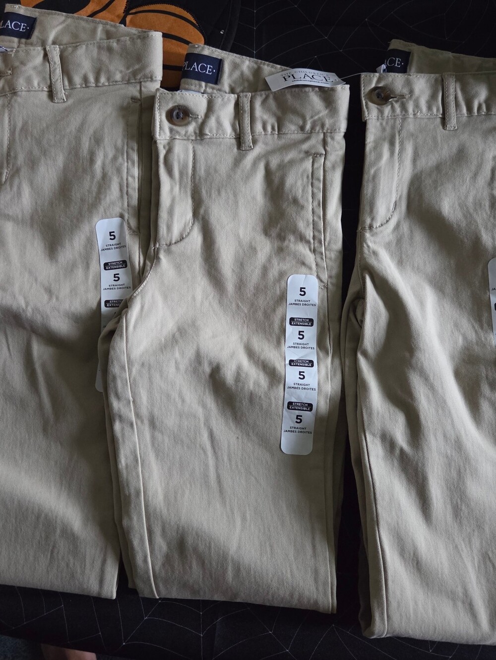 Brand New The Children's Place Tan Boys' Chinos - Straight Leg